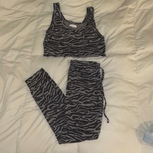 Target Pjs COLSIE brand zebra matching SET